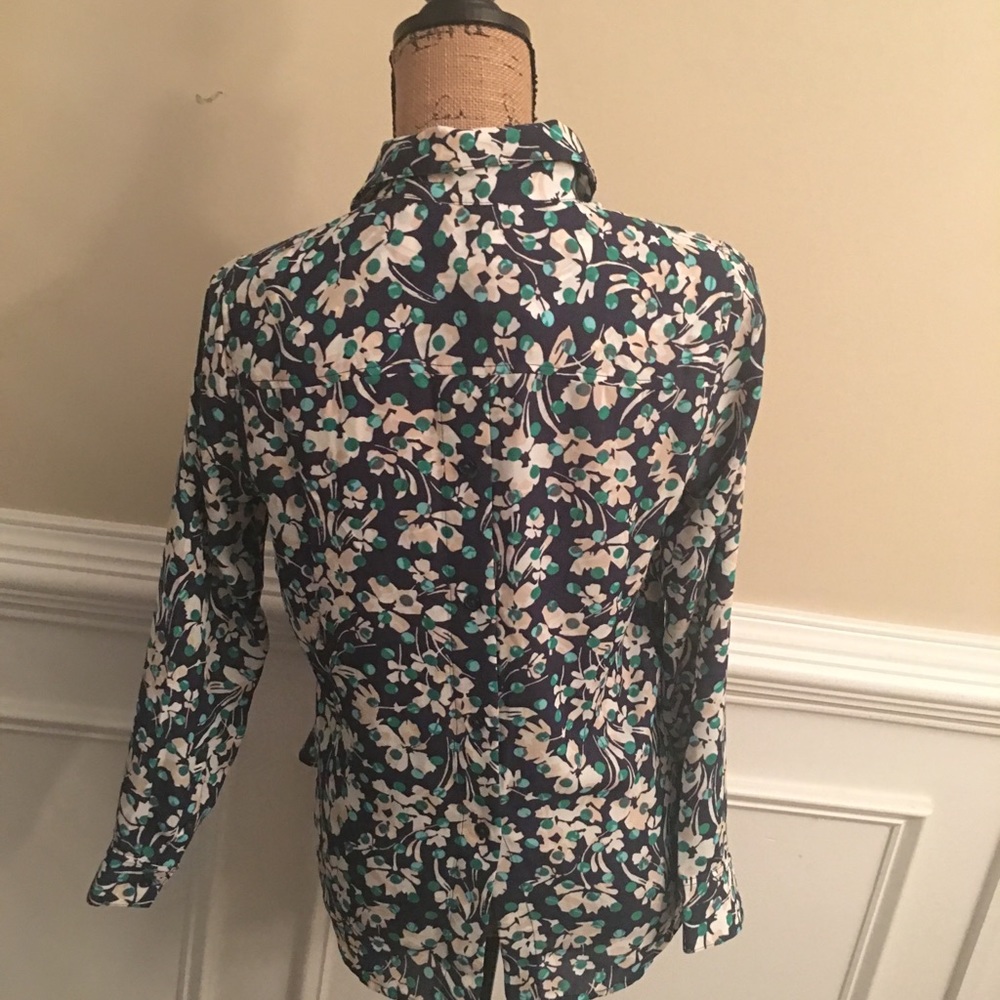 NEW! Banana Republic Floral Blouse - Picture 4 of 4